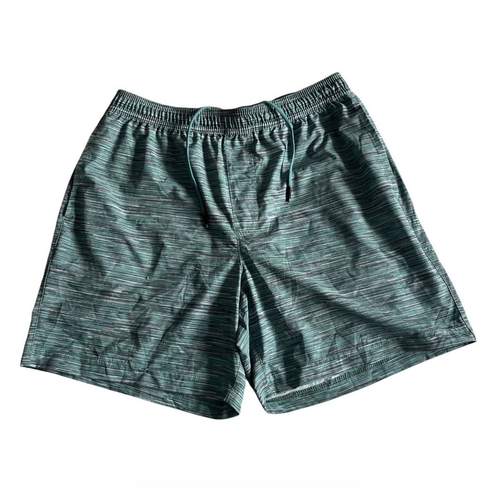 Chubbies Shorts Mens Medium Green 5.5 Inseam Athletic Lined Elastic Waist